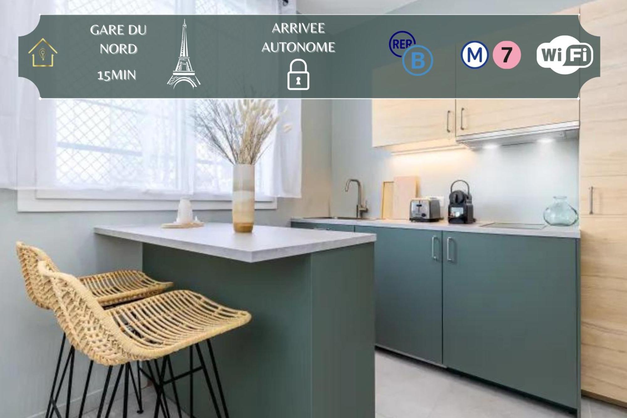 Le Green - 10Mn From Paris - Metro Ligne 7 Aubervilliers Eksteriør bilde